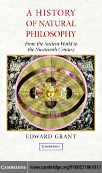 Imagen de portada: A History of Natural Philosophy 1st edition 9780521869317