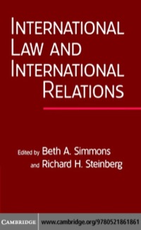 Imagen de portada: International Law and International Relations 1st edition 9780521861861