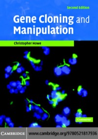 Immagine di copertina: Gene Cloning and Manipulation 2nd edition 9780521521055