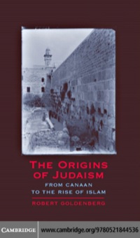 Cover image: The Origins of Judaism 1st edition 9780521844536