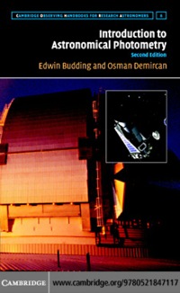 Imagen de portada: Introduction to Astronomical Photometry 2nd edition 9780521847117