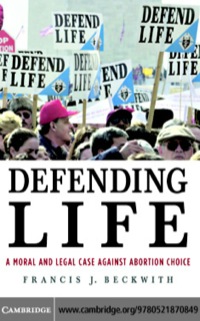 Cover image: Defending Life 9780521870849