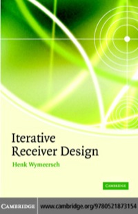 Titelbild: Iterative Receiver Design 1st edition 9780521873154