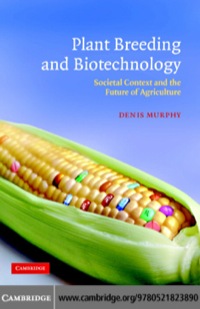 Cover image: Plant Breeding and Biotechnology 1st edition 9780521823890