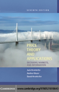 Cover image: Price Theory and Applications 7th edition 9780521523424