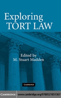 表紙画像: Exploring Tort Law 1st edition 9780521851367