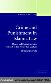 Imagen de portada: Crime and Punishment in Islamic Law 1st edition 9780521792264