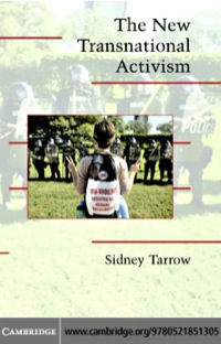 Imagen de portada: The New Transnational Activism 1st edition 9780521851305