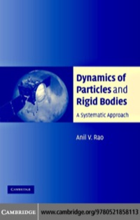 Imagen de portada: Dynamics of Particles and Rigid Bodies 1st edition 9780521858113
