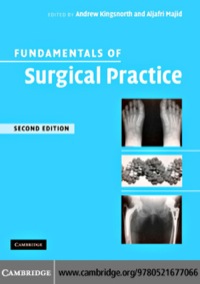 Cover image: Fundamentals of Surgical Practice 2nd edition 9780521677066