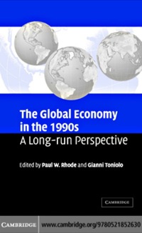 Titelbild: The Global Economy in the 1990s 1st edition 9780521617901