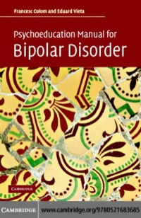 表紙画像: Psychoeducation Manual for Bipolar Disorder 1st edition 9780521683685