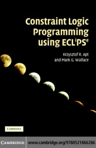 Cover image: Constraint Logic Programming using Eclipse 1st edition 9780521866286