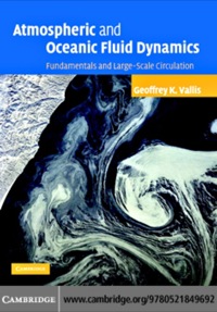 Cover image: Atmospheric and Oceanic Fluid Dynamics 1st edition 9780521849692