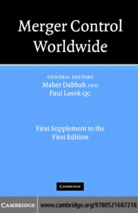 Cover image: Merger Control Worldwide 1st edition 9780521687218