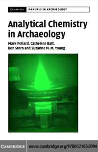 Titelbild: Analytical Chemistry in Archaeology 1st edition 9780521652094