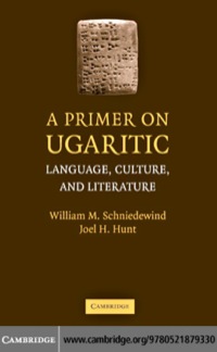 Imagen de portada: A Primer on Ugaritic 1st edition 9780521879330