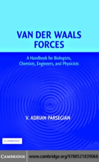 Cover image: Van der Waals Forces 1st edition 9780521839068