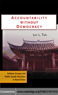 Cover image: Accountability without Democracy 1st edition 9780521871976