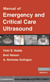 صورة الغلاف: Manual of Emergency and Critical Care Ultrasound 1st edition 9780521688697