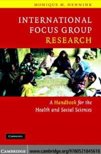 Cover image: International Focus Group Research 1st edition 9780521845618