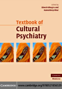 Omslagafbeelding: Textbook of Cultural Psychiatry 1st edition 9780521173384