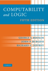 Imagen de portada: Computability and Logic 5th edition 9780521877527