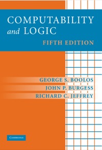 Cover image: Computability and Logic 5th edition 9780521877527