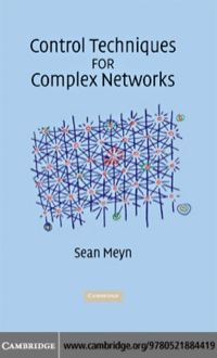 Immagine di copertina: Control Techniques for Complex Networks 1st edition 9780521884419