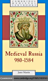 Imagen de portada: Medieval Russia, 980–1584 2nd edition 9780521859165