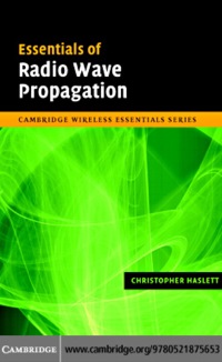 Titelbild: Essentials of Radio Wave Propagation 1st edition 9780521875653