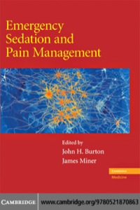 Cover image: Emergency Sedation and Pain Management 1st edition 9780521870863