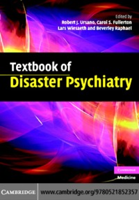 Titelbild: Textbook of Disaster Psychiatry 1st edition 9780521852357