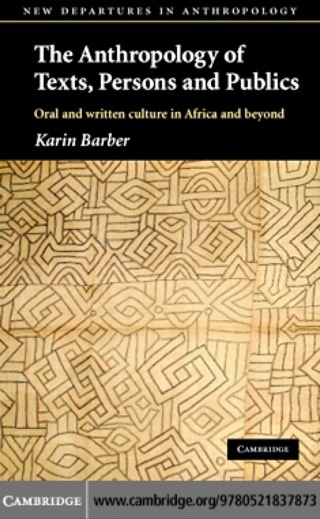 Cover image: The Anthropology of Texts, Persons and Publics 1st edition 9780521837873