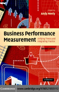 Titelbild: Business Performance Measurement 2nd edition 9780521855112
