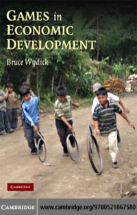 Cover image: Games in Economic Development 1st edition 9780521867580