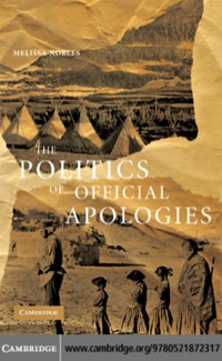 Imagen de portada: The Politics of Official Apologies 1st edition 9780521693851