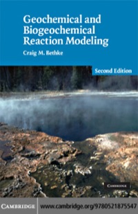 Omslagafbeelding: Geochemical and Biogeochemical Reaction Modeling 2nd edition 9780521155700