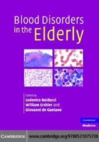 Imagen de portada: Blood Disorders in the Elderly 1st edition 9780521875738