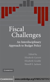 表紙画像: Fiscal Challenges 1st edition 9780521877312
