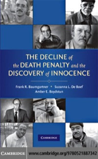 Imagen de portada: The Decline of the Death Penalty and the Discovery of Innocence 1st edition 9780521887342