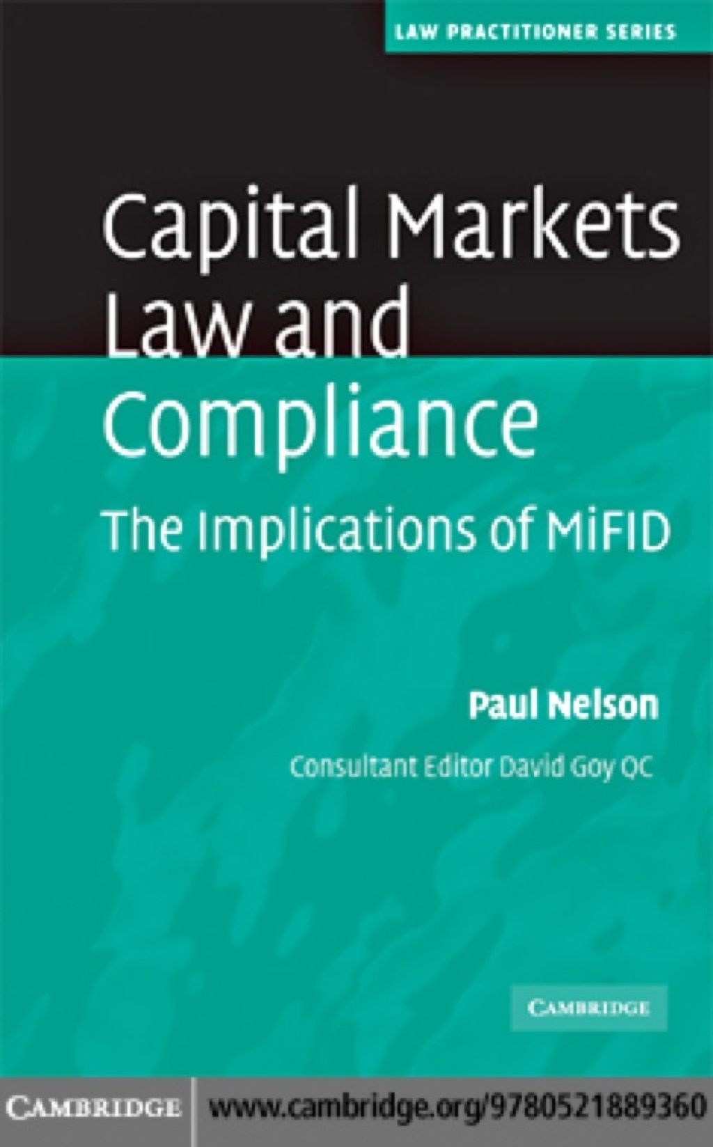 ISBN 9780521889360 product image for Capital Markets Law and Compliance - 1st Edition (eBook) | upcitemdb.com
