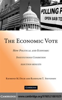 Cover image: The Economic Vote 1st edition 9780521881029