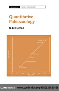 Cover image: Quantitative Paleozoology 1st edition 9780521887496