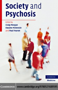 Imagen de portada: Society and Psychosis 1st edition 9780521689595