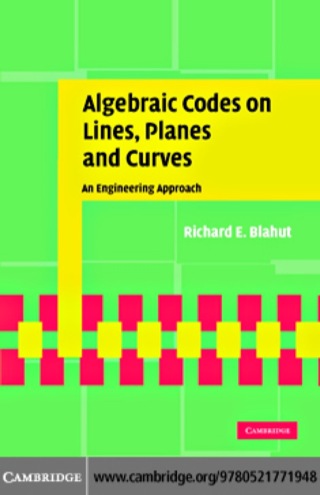 Imagen de portada: Algebraic Codes on Lines, Planes, and Curves 1st edition 9780521771948