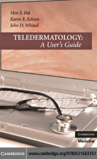 Imagen de portada: Teledermatology 1st edition 9780521683357