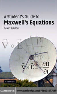 Imagen de portada: A Student's Guide to Maxwell's Equations 9780521877619