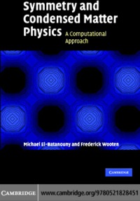 Imagen de portada: Symmetry and Condensed Matter Physics 1st edition 9780521828451