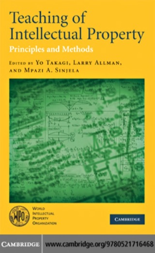 Cover image: Teaching of Intellectual Property 1st edition 9780521716468